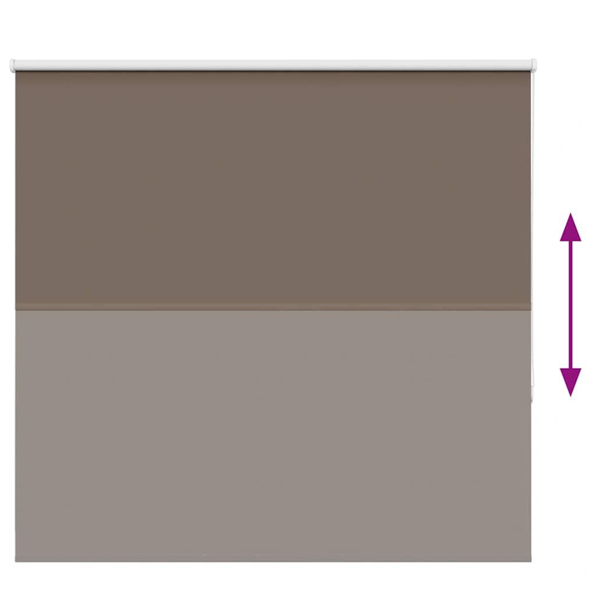 Voir la diapositive 5 : VIDAXL Store enrouleur occultant cafe 160x130cm largeur du tissu