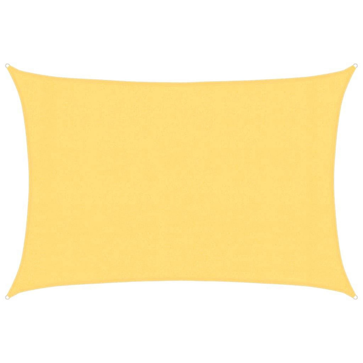 VIDAXL Voile d'ombrage 160 g/m^2 Beige 3x5 m PEHD