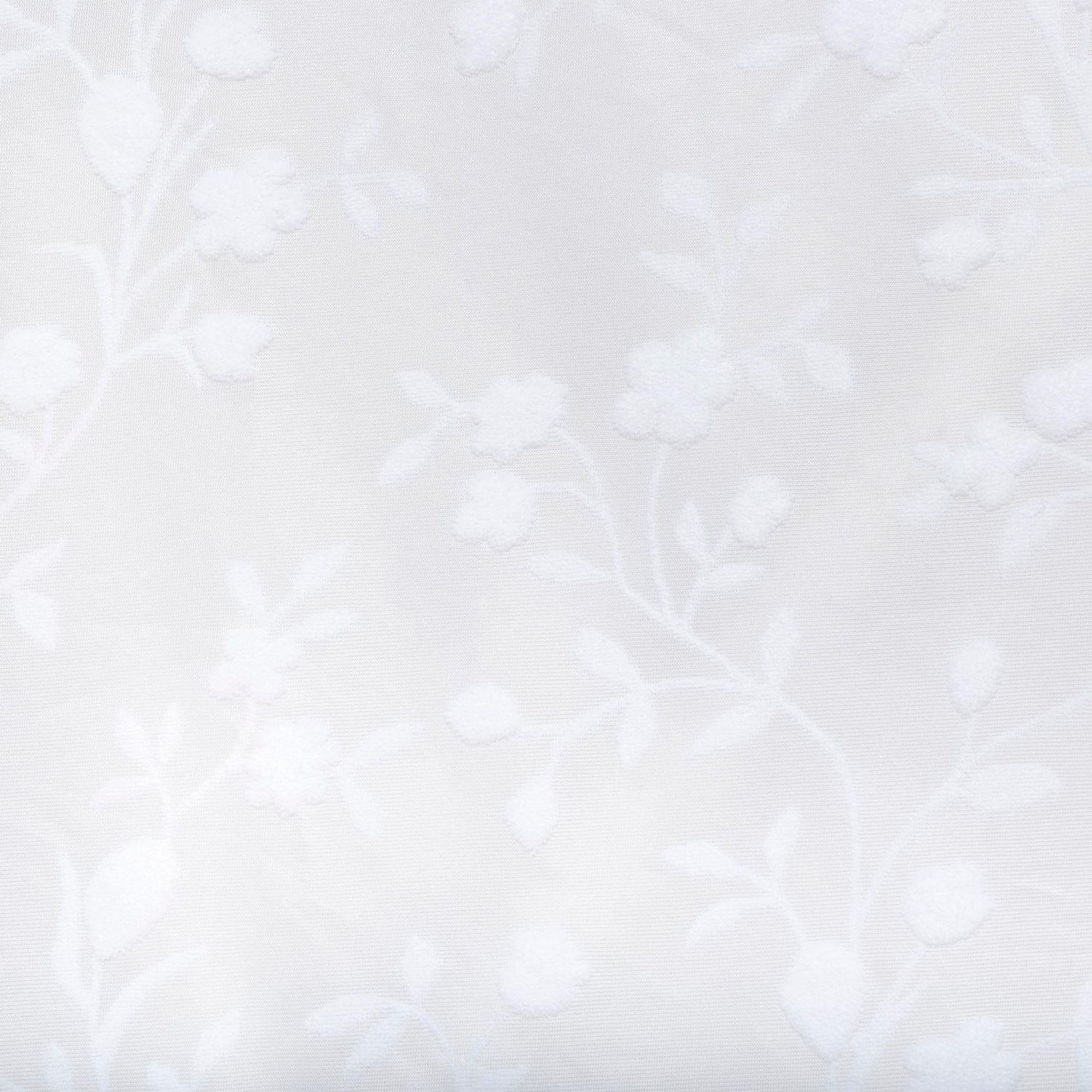 Voir la diapositive 3 : ATMOSPHERA Voilage à motif fleuri lazi - 140 x 240 cm - blanc