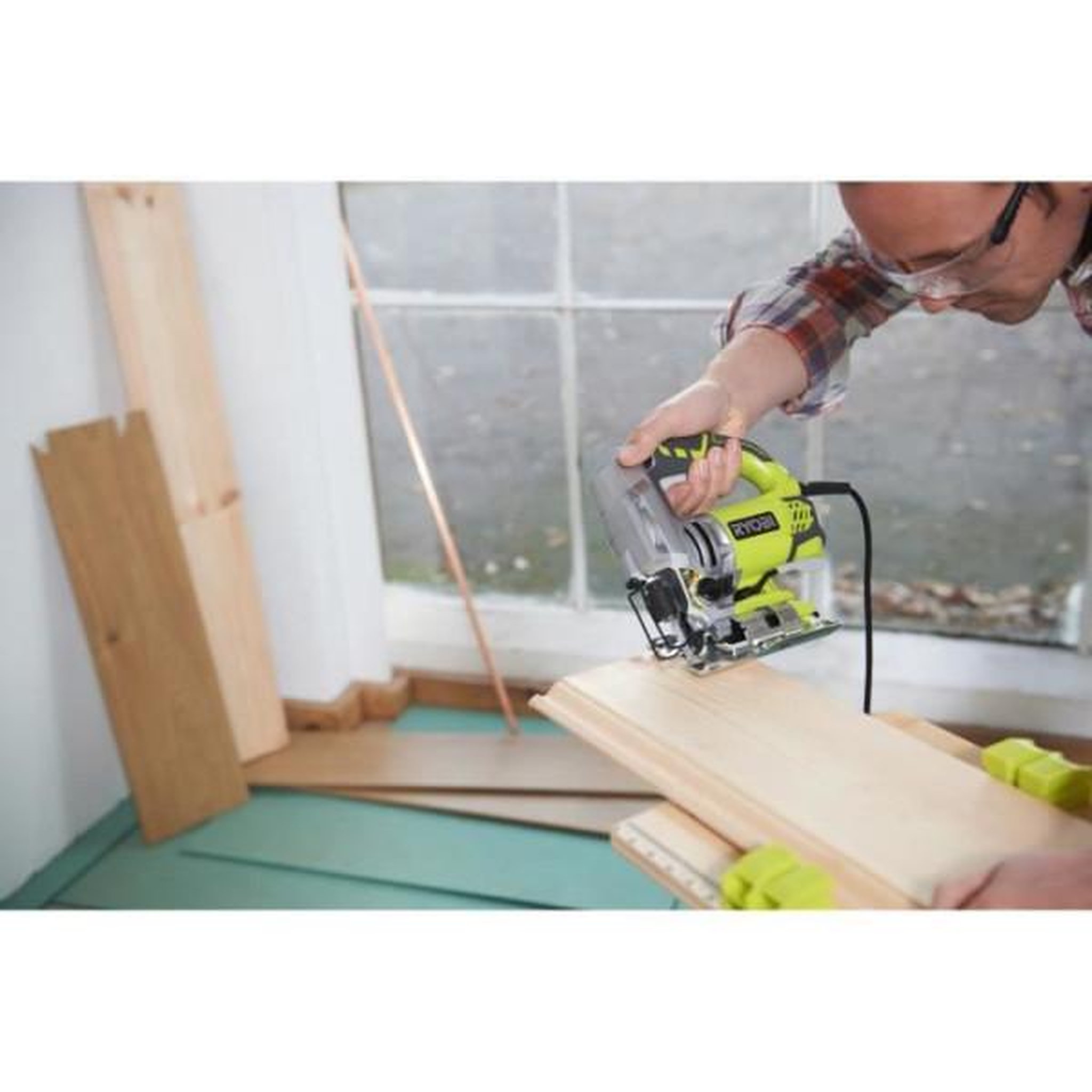 Voir la diapositive 2 : Ryobi RYOBI - Scie sauteuse 600 W - 500-3 100 cp/min - 85 mm bois + coffret, buse d'aspiration, 5 lames & clé hexagonale - RJS850-KA5