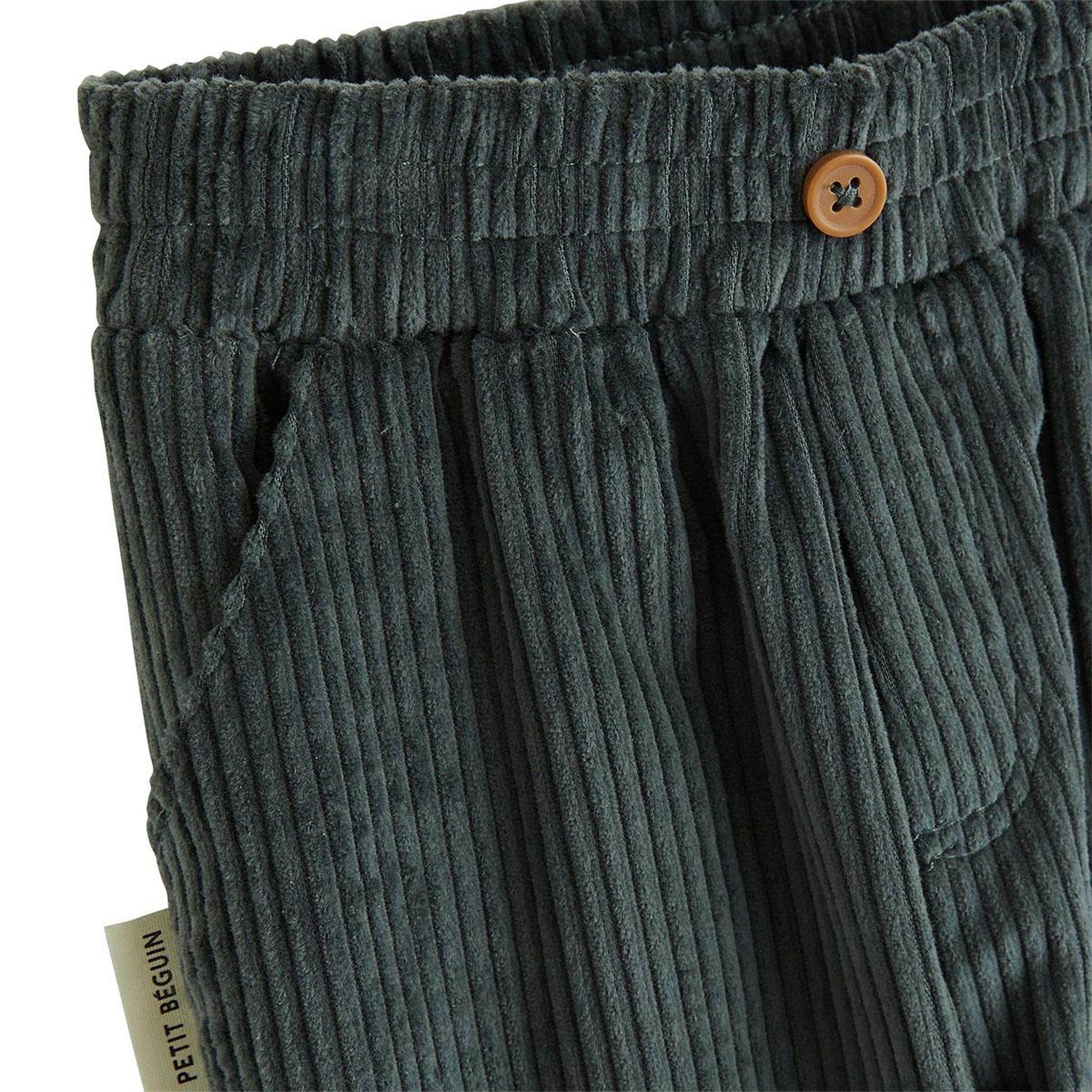 Voir la diapositive 3 : Petit Béguin Ensemble bébé sweat et pantalon en velours côtelé elliott