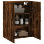 Voir la diapositive 5 : VIDAXL Armoire murale chene fume 69,5x34x90 cm bois d'ingenierie