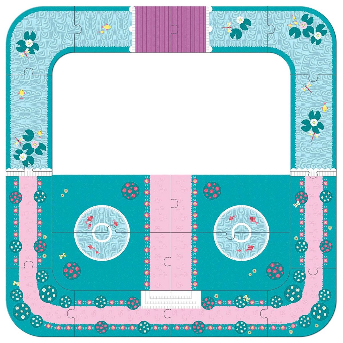 JANOD Valise de jeu - Le château enchanté 