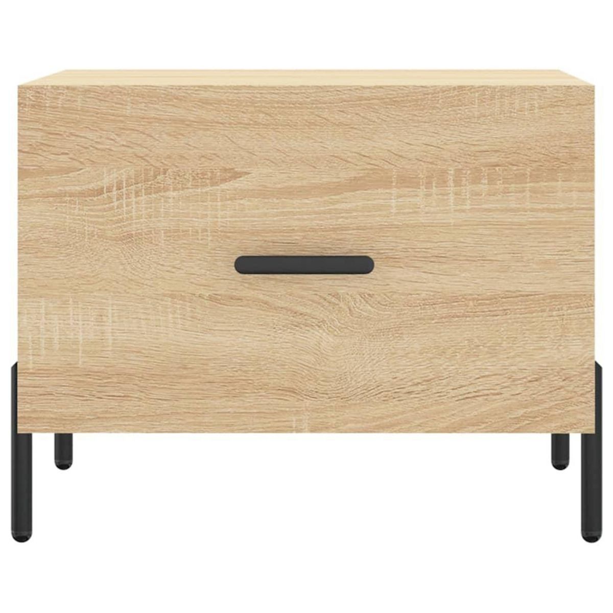 VIDAXL Table basse Chene sonoma 50x50x40 cm Bois d'ingenierie