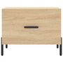 Voir la diapositive 5 : VIDAXL Table basse Chene sonoma 50x50x40 cm Bois d'ingenierie