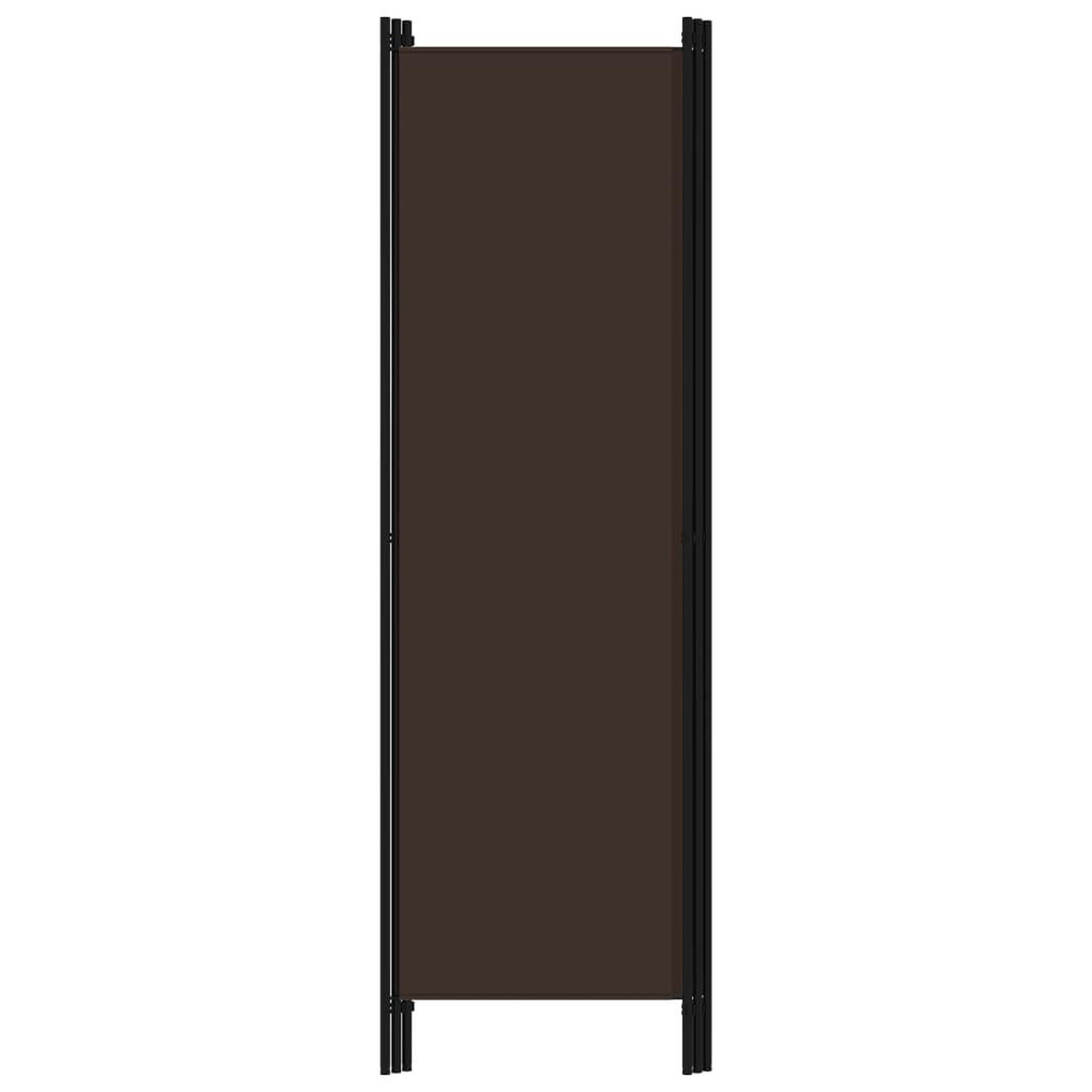 Voir la diapositive 4 : VIDAXL Cloison de separation 3 panneaux Marron 150x180 cm