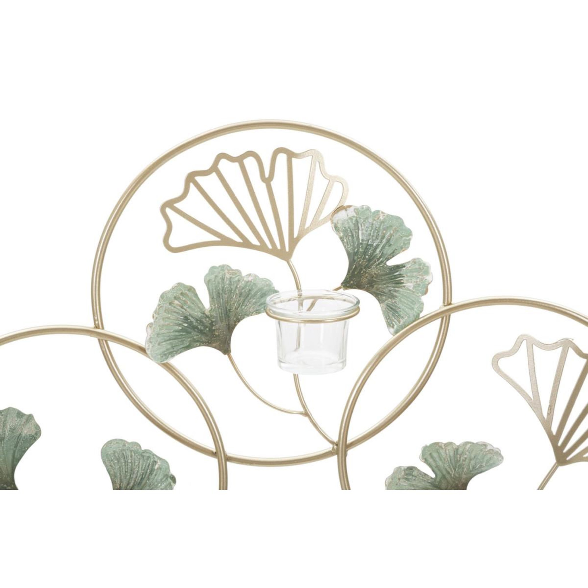 Voir la diapositive 2 : Paris Prix Bougeoir mural en métal  greenery  80cm multicolore