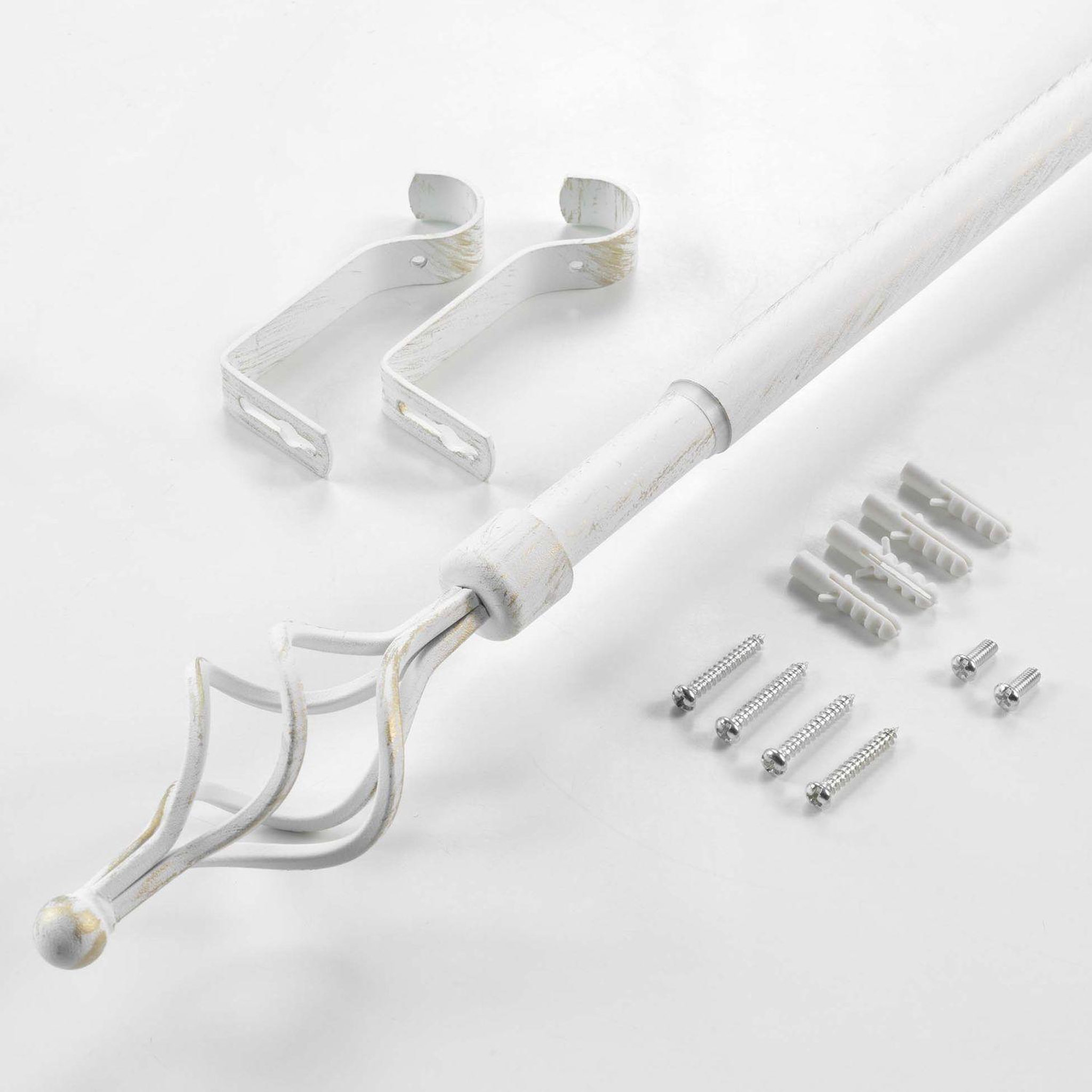 Voir la diapositive 3 : DOUCEUR D'INT�RIEUR Kit de tringle à rideaux extensible twisty