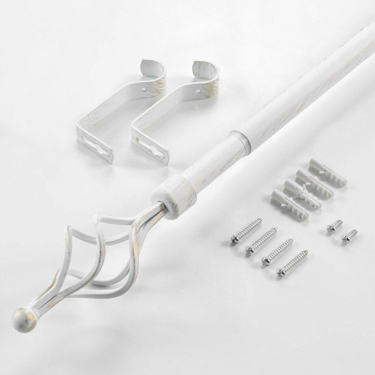 Douceur d'Intérieur Kit de tringle à rideaux extensible TWISTY