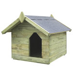 VIDAXL Niche de jardin avec toit ouvrant Bois de pin impregne