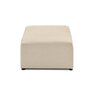 Voir la diapositive 4 : BEST MOBILIER Topaze - pouf - en tissu velours relief