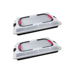 ZENKER Ensemble de 2 Plaques de cuisson 42 x 29 cm avec couvercle Zenker Special To Go