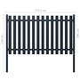 Voir la diapositive 5 : VIDAXL Panneau cloture Anthracite 174,5x100 cm Acier enduit de poudre