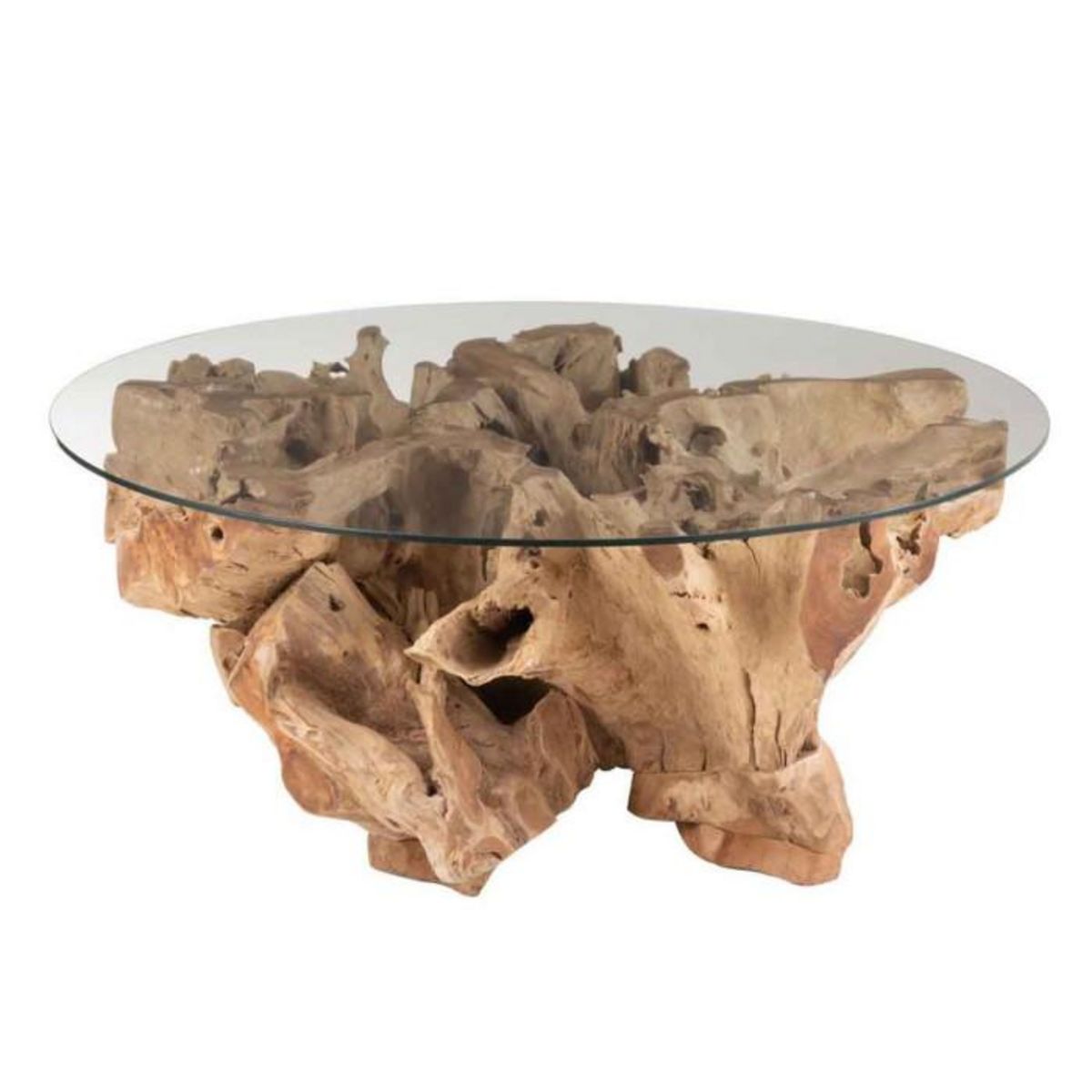 Paris Prix Table de Repas en Teck  Raoul  110cm Naturel