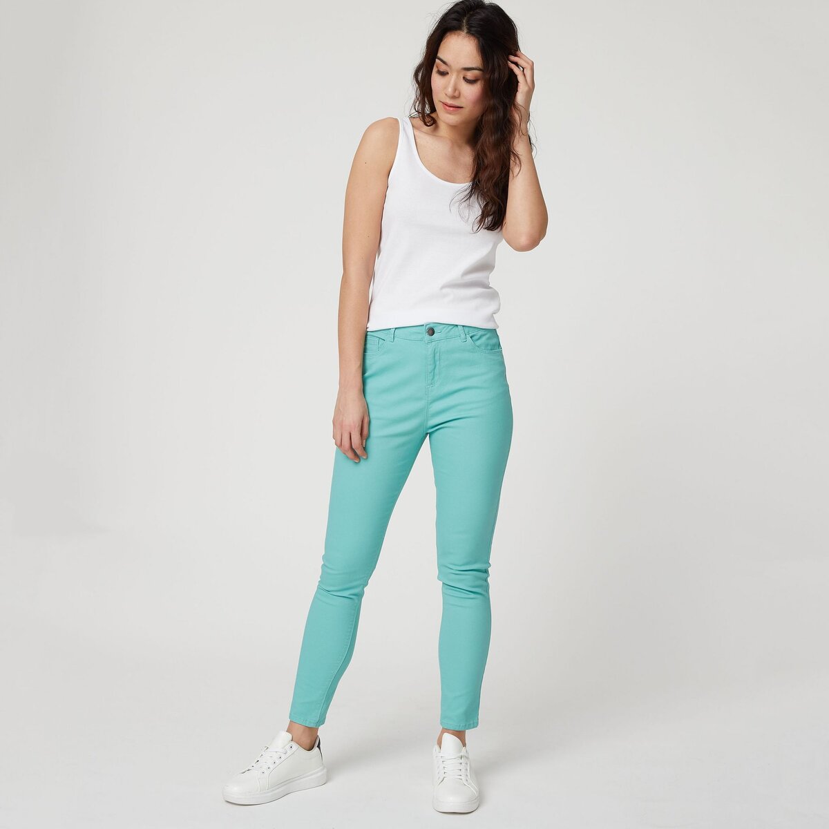 Pantalon slim femme pas cher hot sale