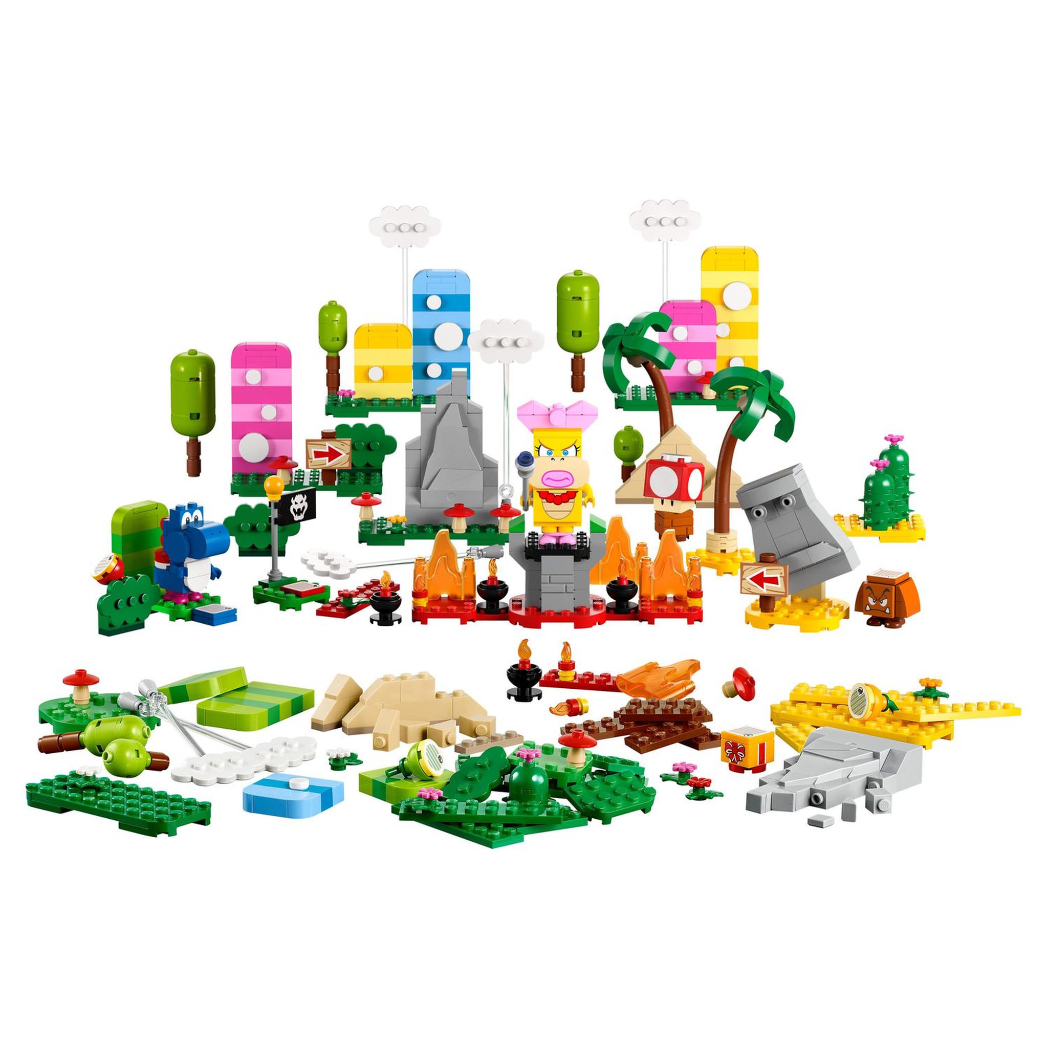 Voir la diapositive 3 : LEGO Super Mario 71418 Set la boite à outils créative,  Jouet Enfants 6 Ans, avec Figurines