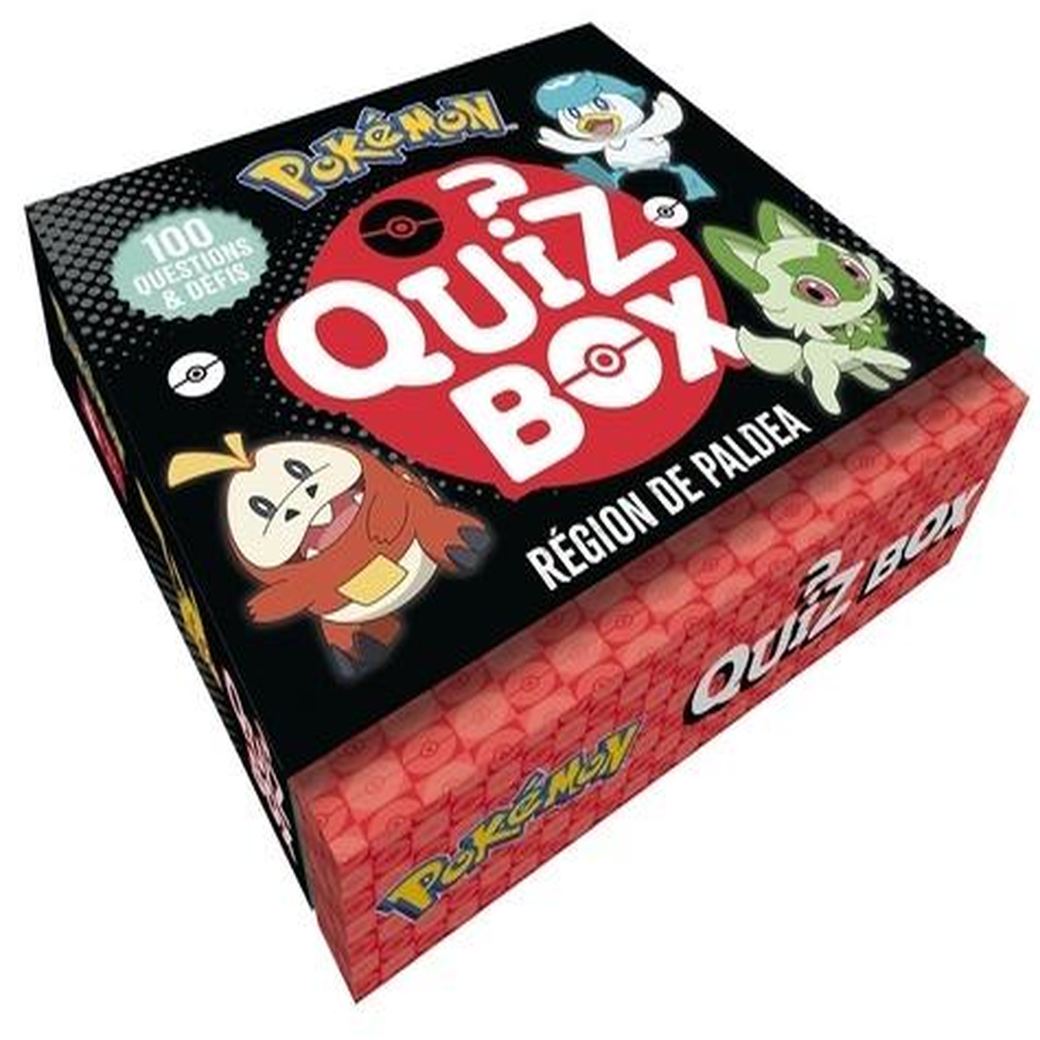 POKEMON QUIZ BOX REGION DE PALDEA. AVEC 100 CARTES, Pokemon