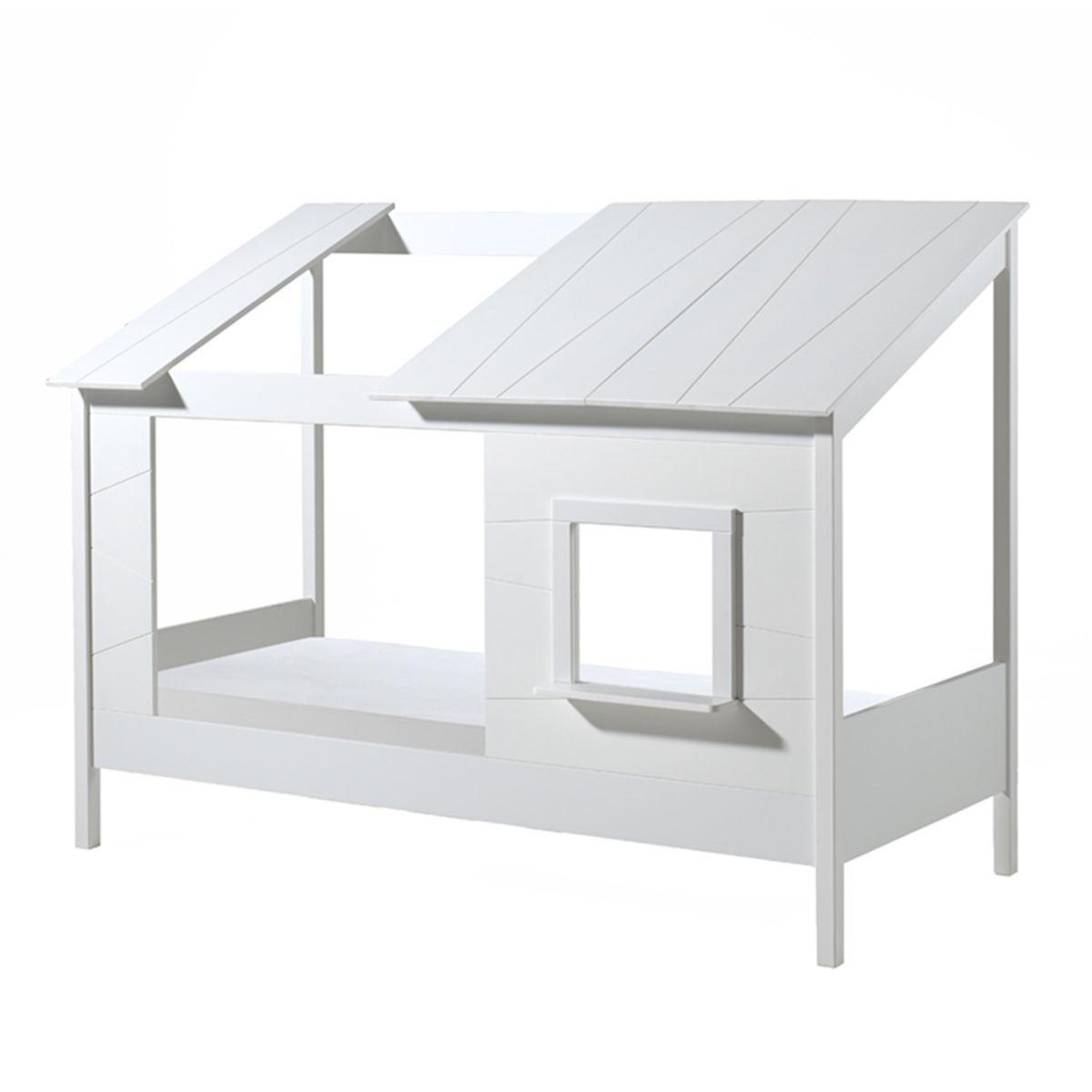 Voir la diapositive 4 : Paris Prix Pack - lit cabane enfant & tiroir  housebed ii  90x200cm blanc