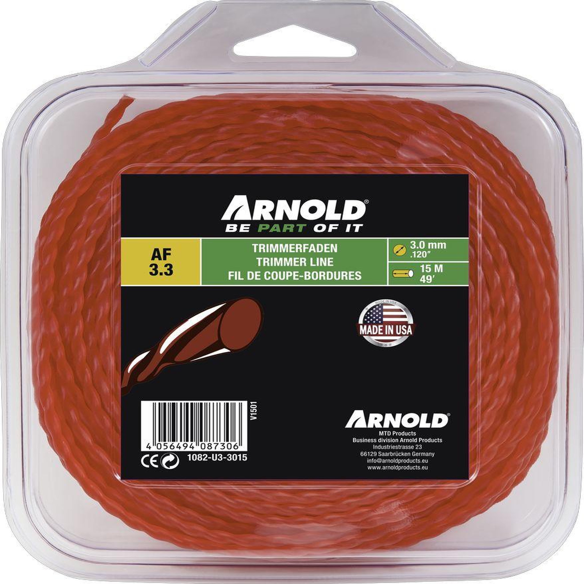 ARNOLD Fil Nylon Af 3.3 / 3,0Mm 15M