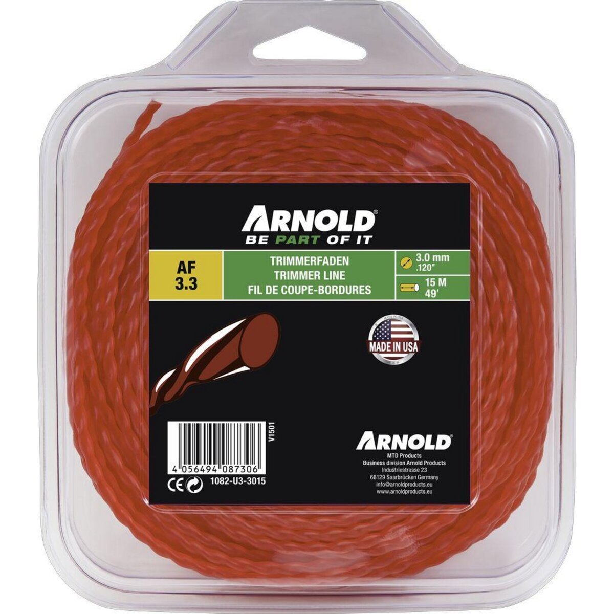 ARNOLD Fil Nylon Af 3.3 / 3,0Mm 15M