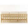 Voir la diapositive 5 : Paris Prix Canapé 3 Places Rotin & Coussin  Elise  187cm Naturel
