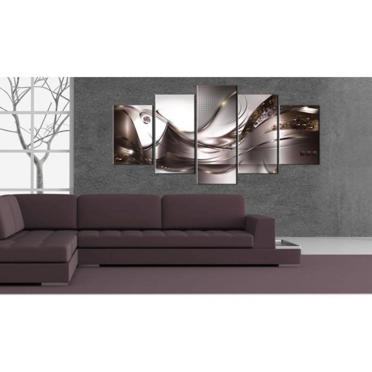 Paris Prix Tableau Imprimé  Tempête Dorée