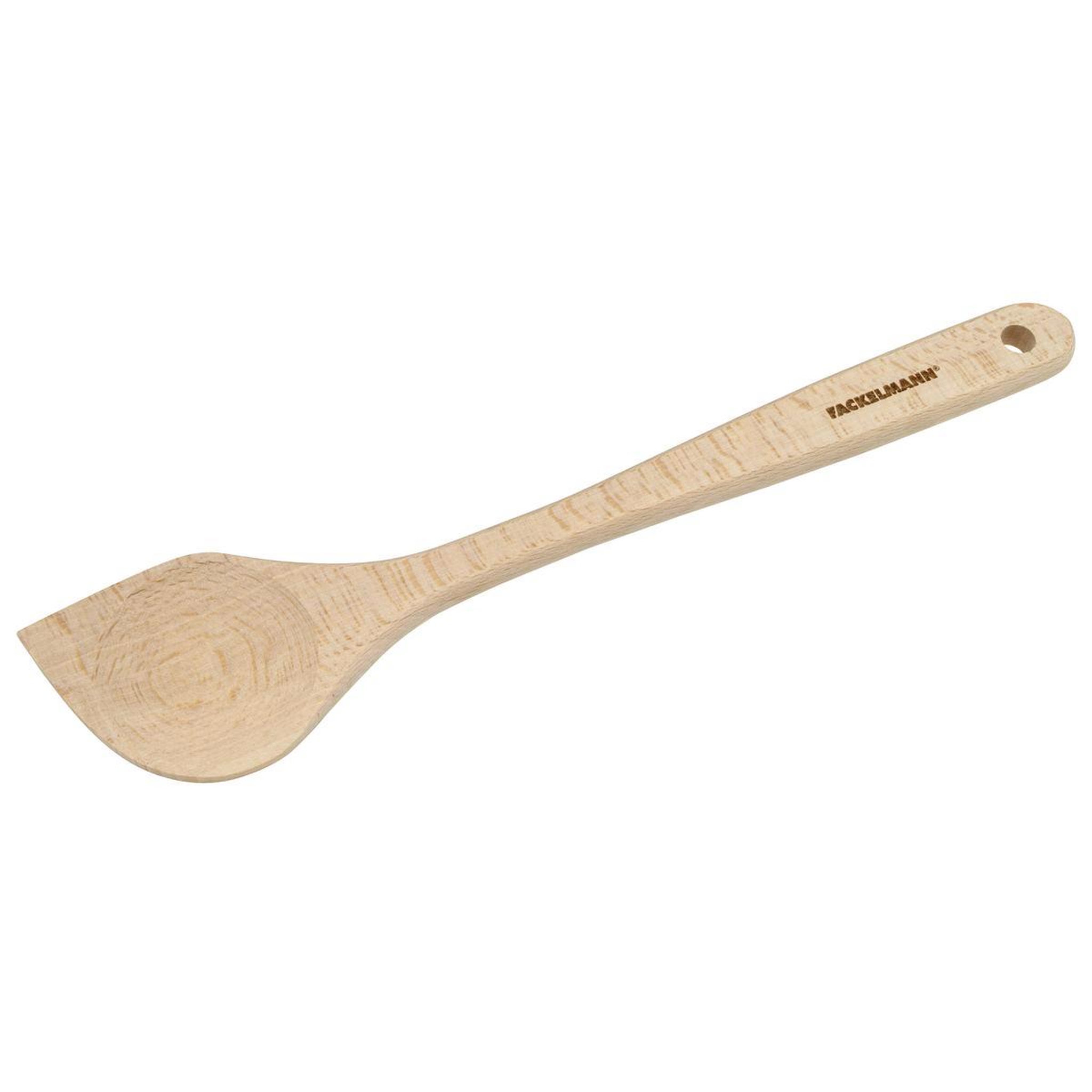 Fackelmann Cuillère de cuisine biseautée en bois fsc fackelmann