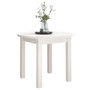 Voir la diapositive 4 : VIDAXL Table basse Blanc Ø 55x45 cm Bois massif de pin
