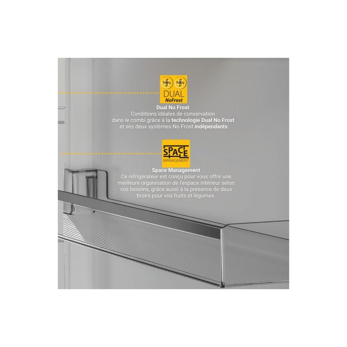 Whirlpool Réfrigérateur combiné WHK25404XP4E