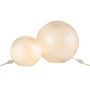 Voir la diapositive 5 : Paris Prix Lampe à Poser Ronde  Pearl  29cm Blanc
