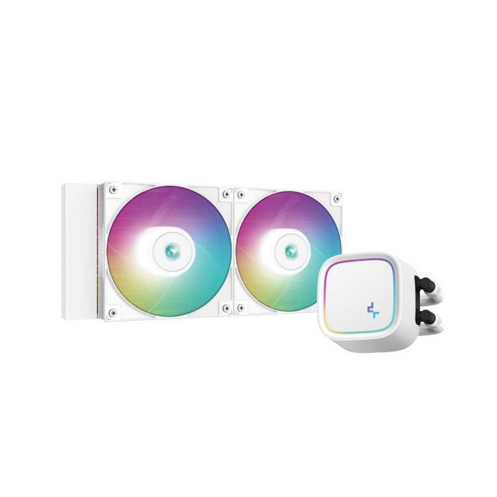 Deepcool Deepcool le520 wh refroidisseur liquide tout-en-un 240 mm blanc avec éclairage argb