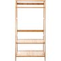 Voir la diapositive 2 : FIVE Porte manteaux design scandinave Gaia - L. 80 x H. 170 cm - Couleur bambou