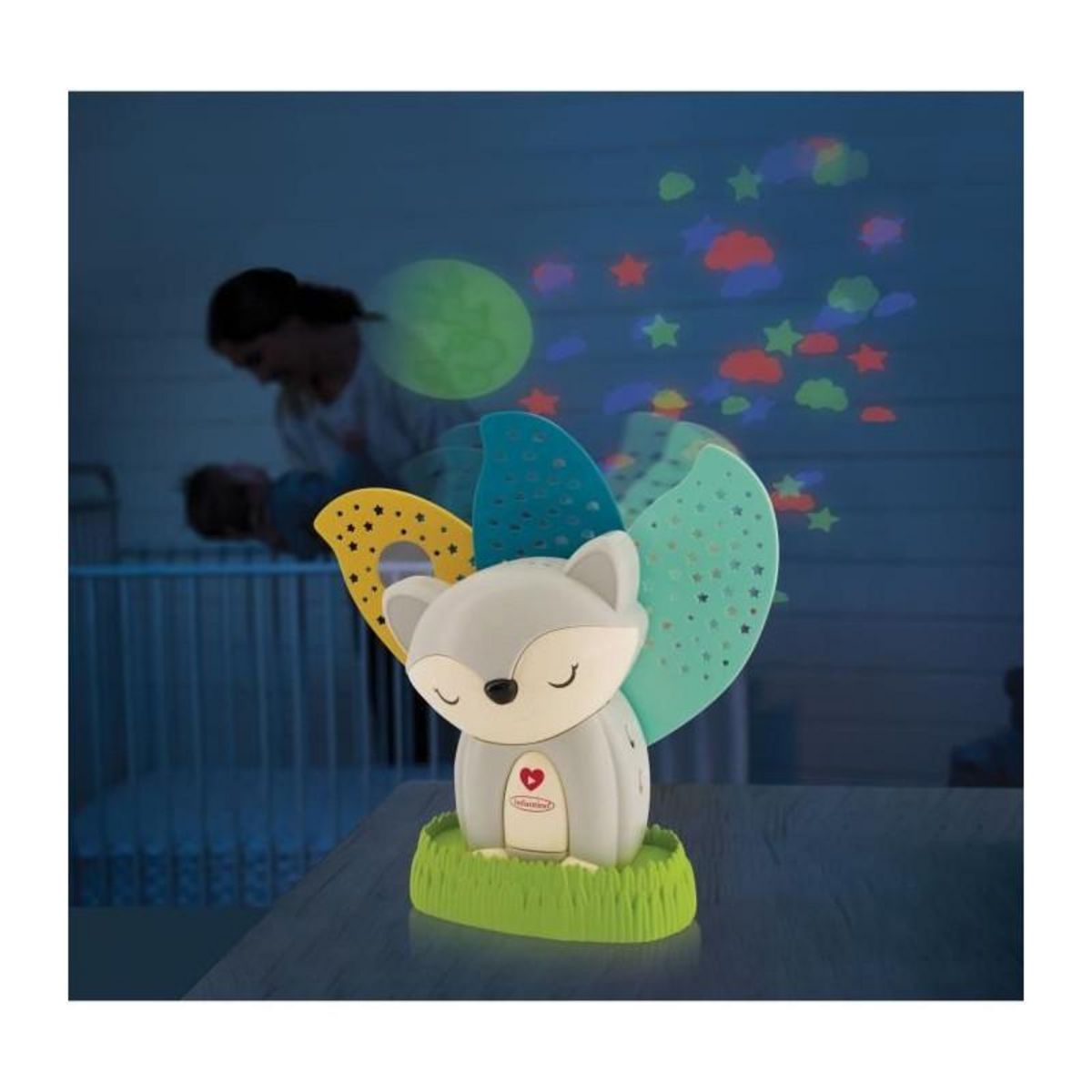 INFANTINO Veilleuse Projecteur Musicale - INFANTINO - Renard 2 en 1
