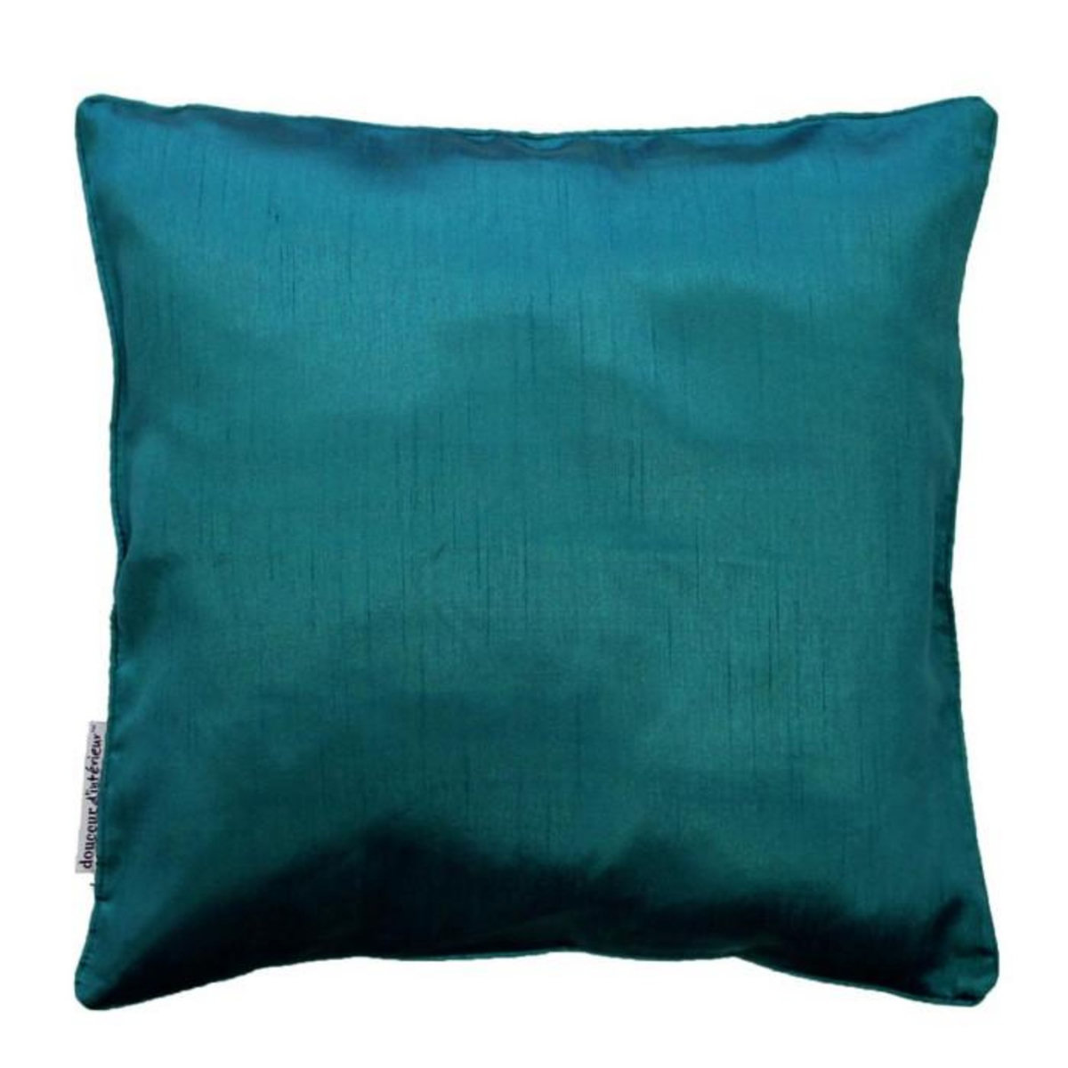 Paris Prix Housse de Coussin  Shana  40x40cm Bleu