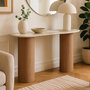 Voir la diapositive 4 : Paris Prix Console Effet Marbre  Agnes  120cm Blanc