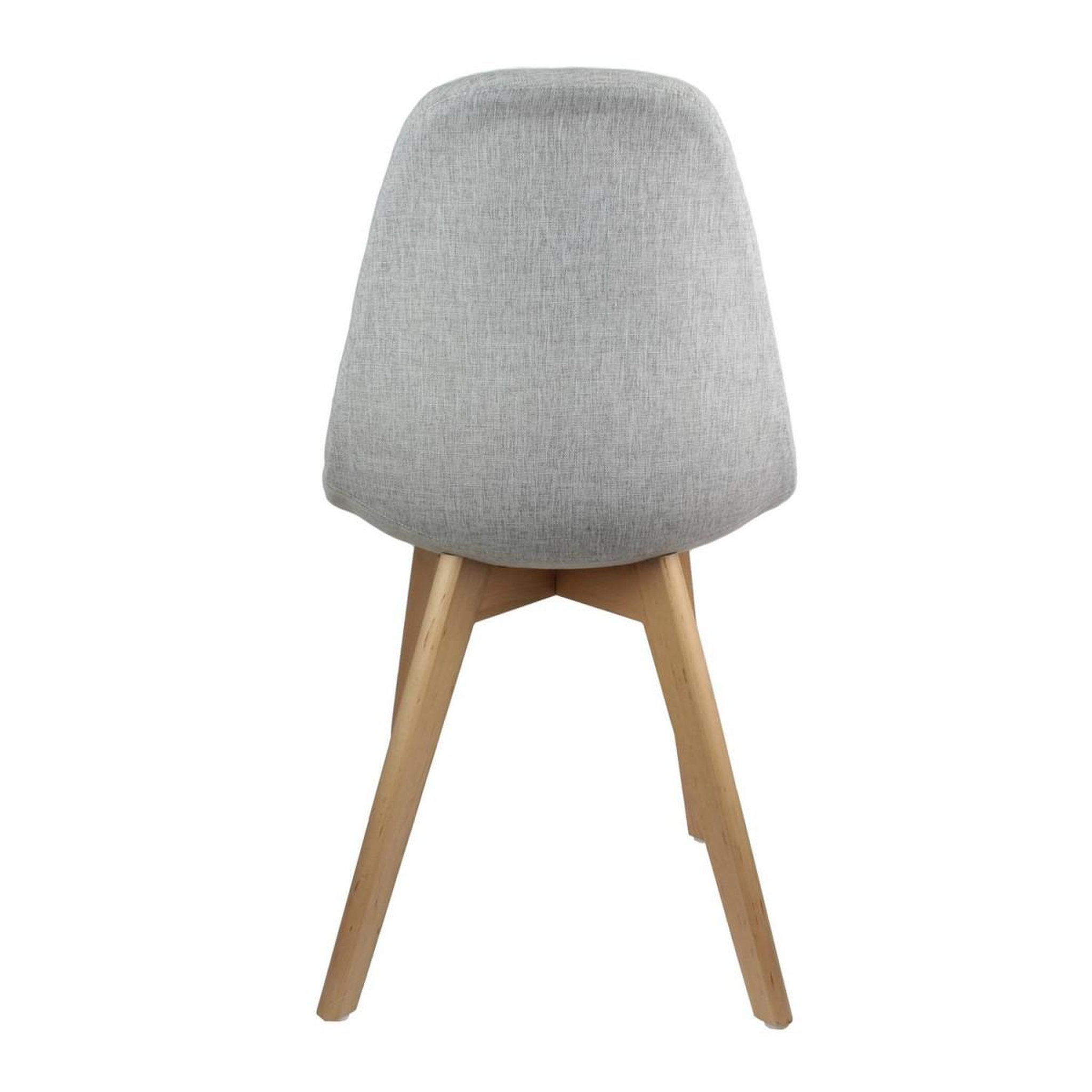 Voir la diapositive 4 : The Home Deco Factory Lot de 2 chaises scandinave  osaka  87cm gris