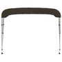 Voir la diapositive 4 : VIDAXL Auvent bimini a 3 arceaux noir 183x140x137 cm