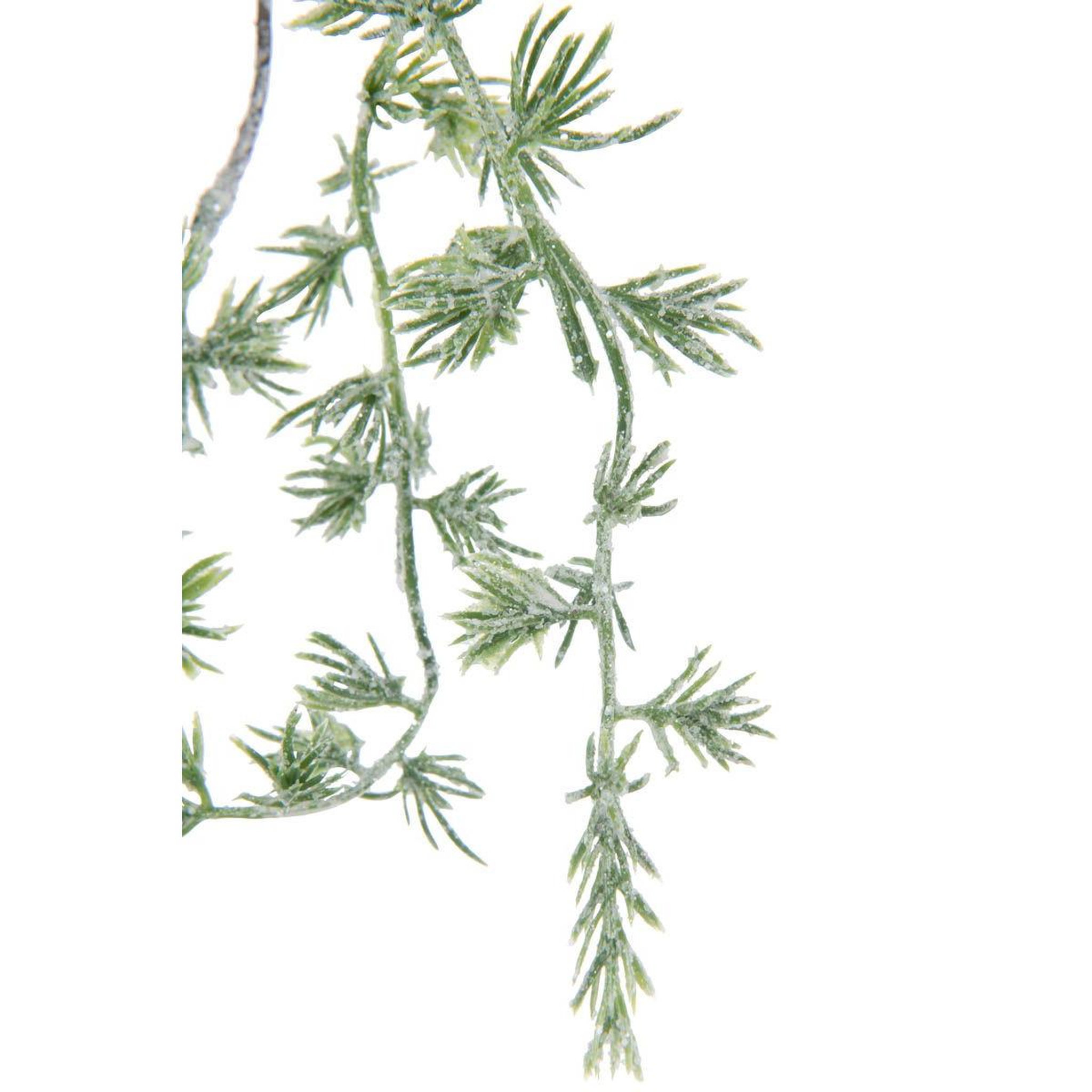 Voir la diapositive 2 : J-LINE Branche artificielle à suspendre  feuilles  157cm vert