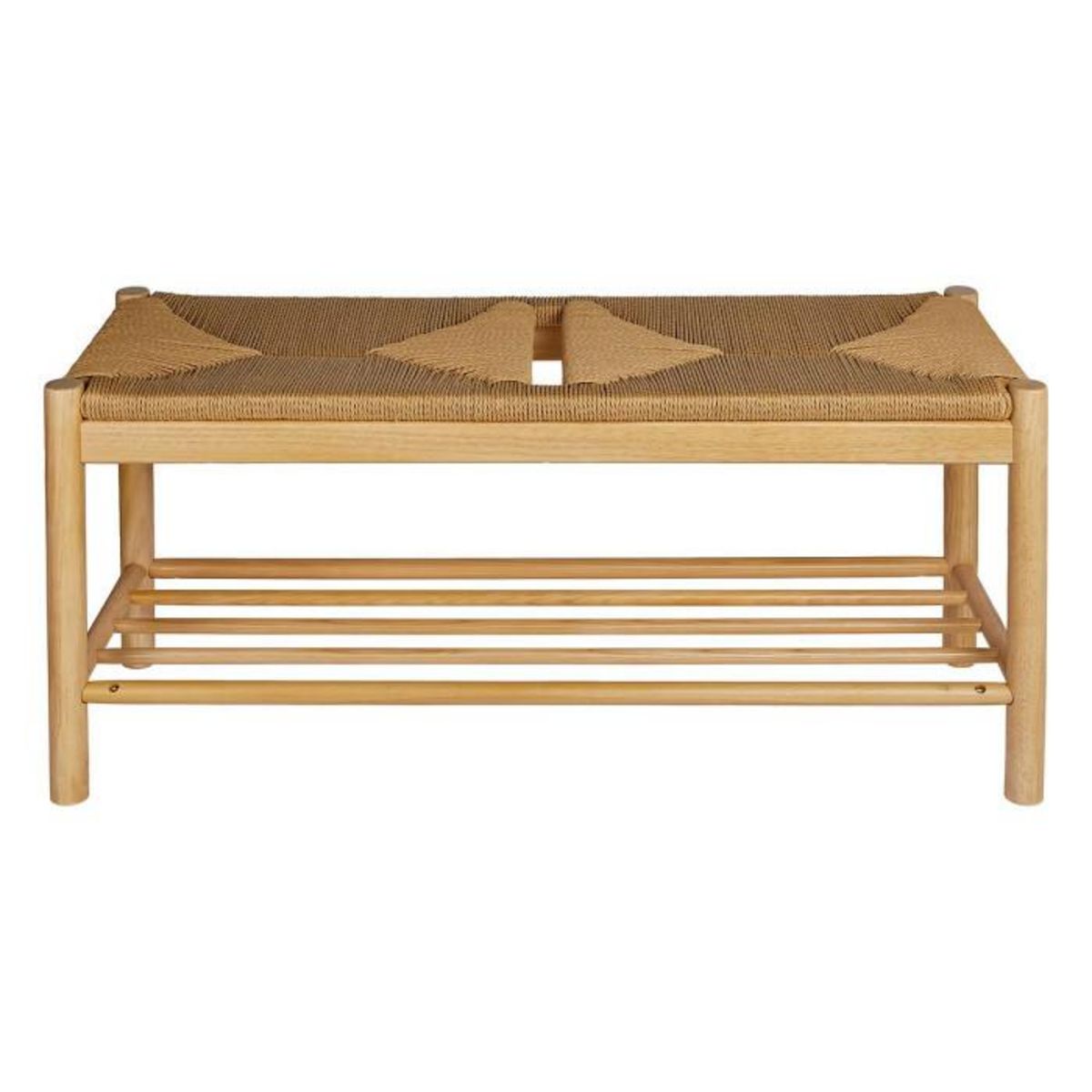 ATMOSPHERA Banc en Bois Massif  Maesi  95cm Naturel