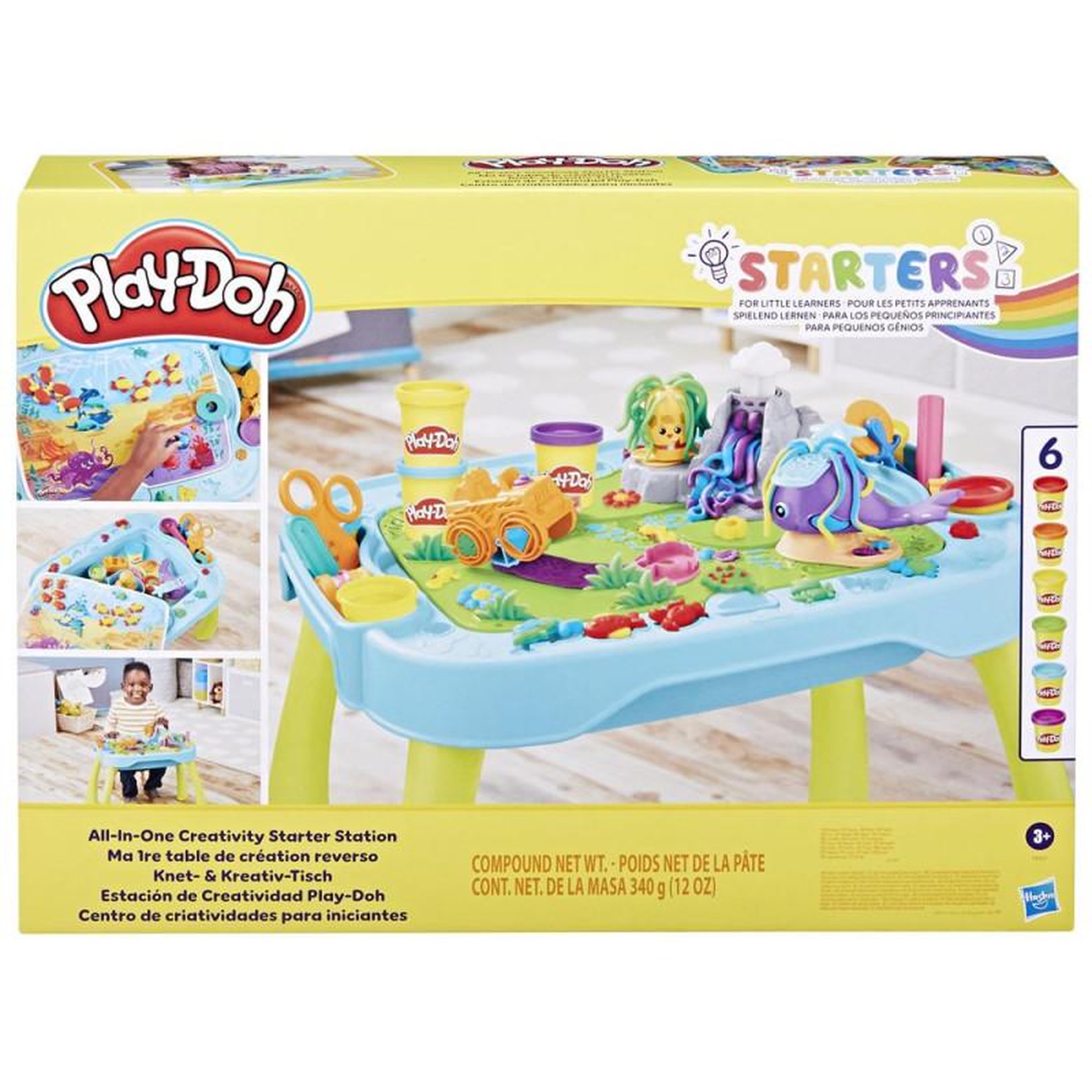 PLAYDOH Pâte à modeler Play Doh Ma 1re table de création reverso