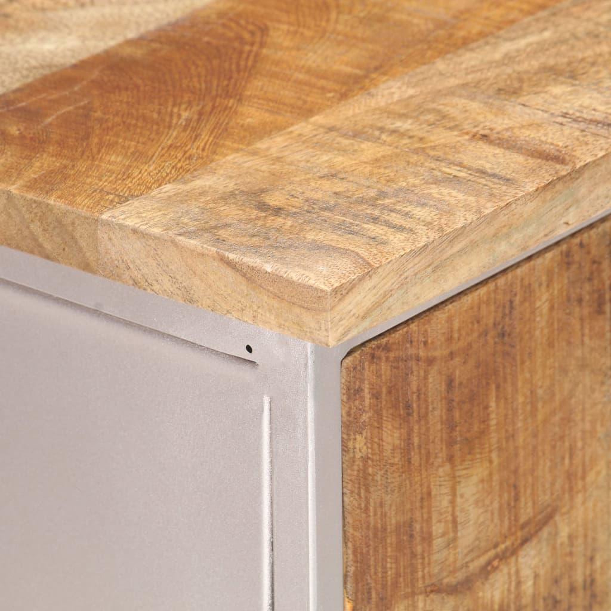 Voir la diapositive 5 : VIDAXL Buffet 60x35x75 cm Bois de manguier brut et fer