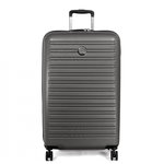Delsey Grande valise XL rigide Segur 2.0 TSA polycarbonate 79.5cm. Coloris disponibles : Gris