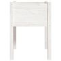 Voir la diapositive 5 : VIDAXL Jardinieres 2 pcs Blanc 50x50x70 cm Bois de pin massif
