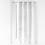 Voir la diapositive 1 : Paris Prix Rideau Déco à Œillets  Bloomy  140x280cm Blanc