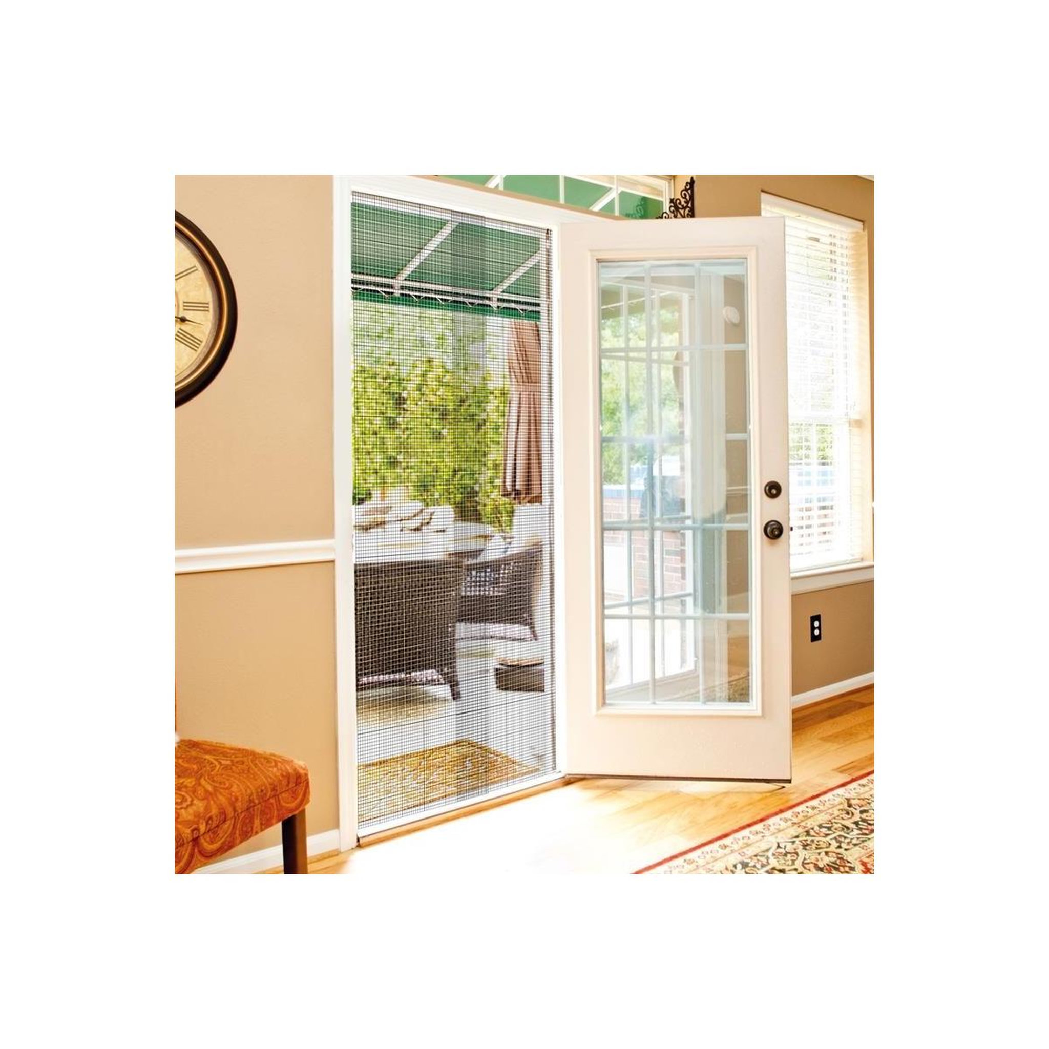 Voir la diapositive 3 : Je cherche une idee Moustiquaire à Découper  Porte  220cm Blanc