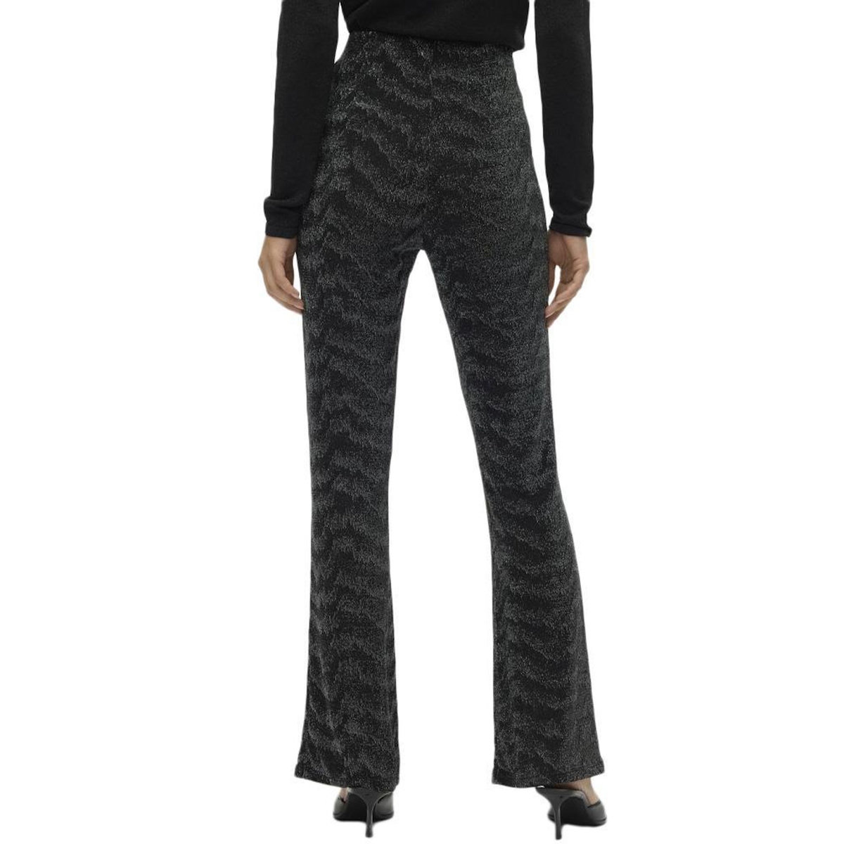 Vero Moda Pantalon /Argenté Femme Vero Moda Lucy Hw Glitter