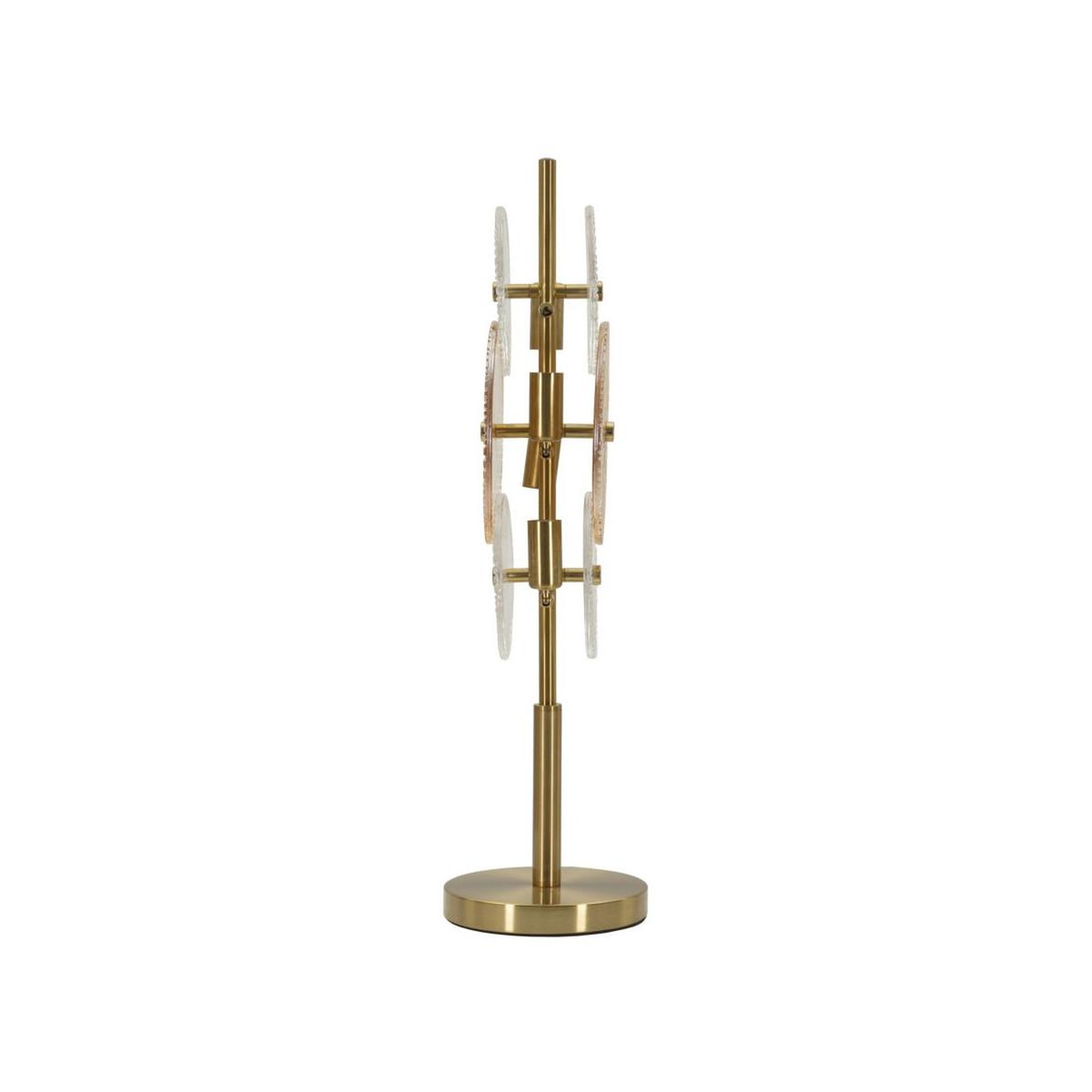Voir la diapositive 2 : Paris Prix Lampe à poser  osaka  66cm or & transparent