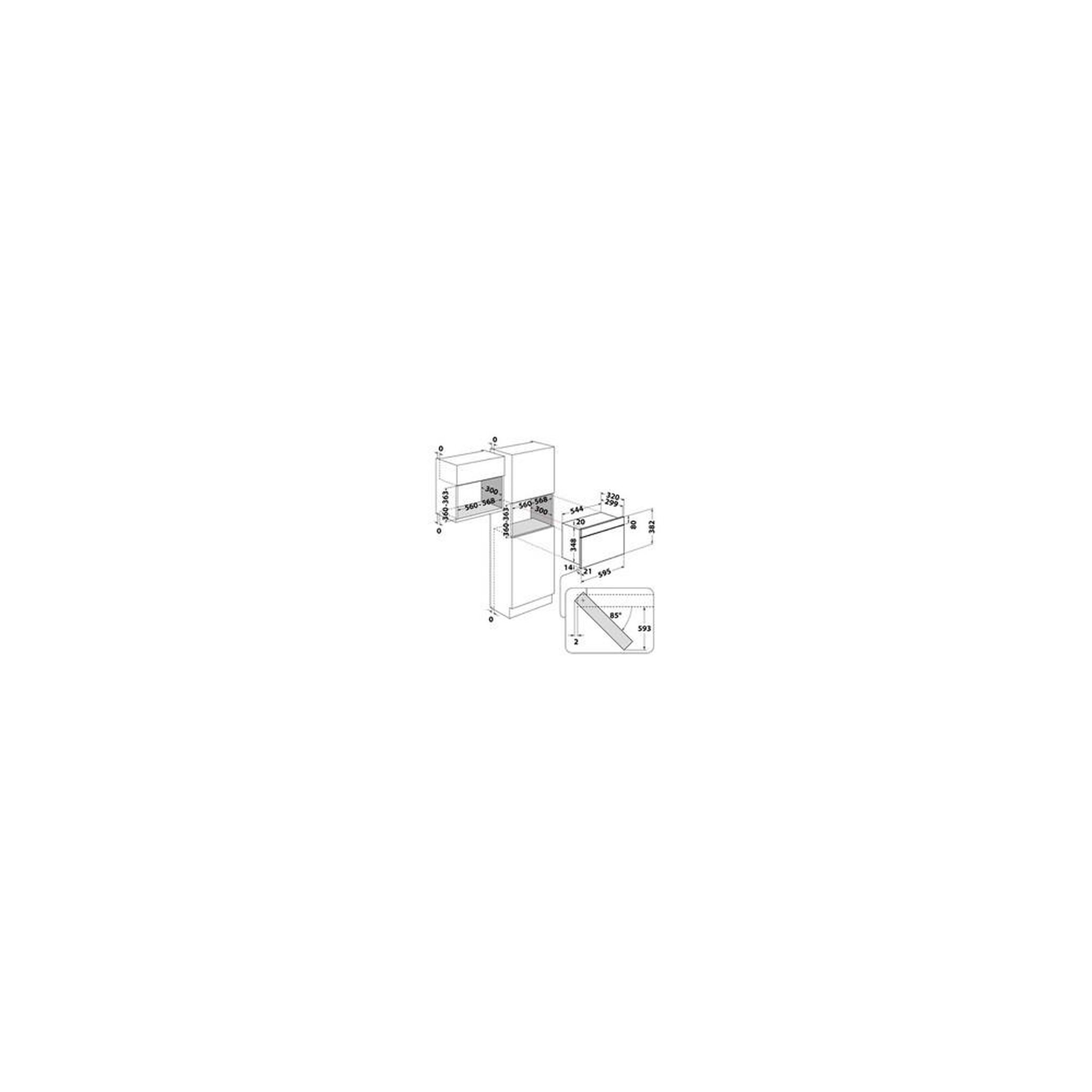 Voir la diapositive 6 : Whirlpool Micro ondes encastrable WM22574BXF