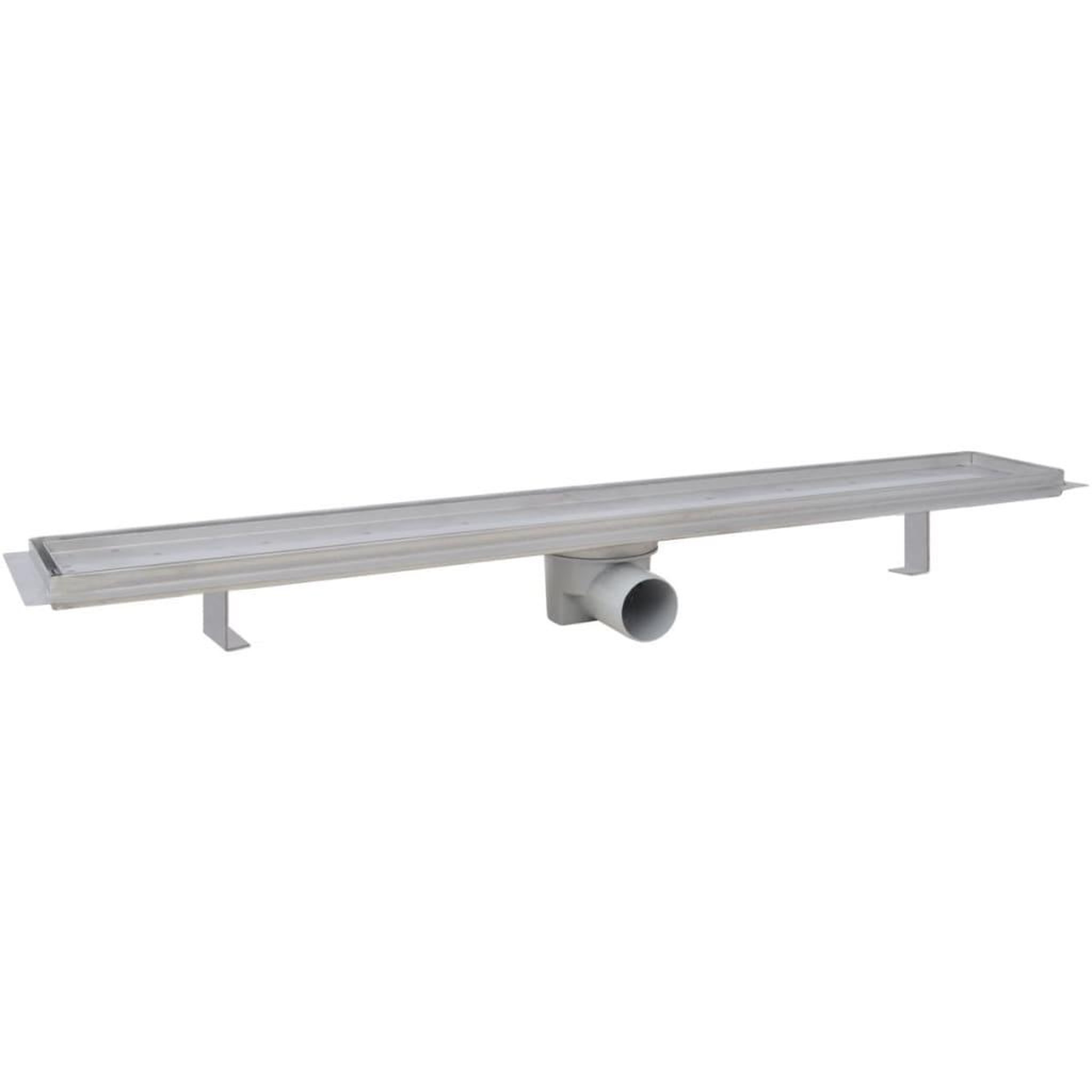 Voir la diapositive 3 : VIDAXL Drain de douche lineaire 2 pc 830 x 140 mm Acier inoxydable