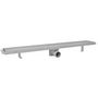 Voir la diapositive 3 : VIDAXL Drain de douche lineaire 2 pc 830 x 140 mm Acier inoxydable